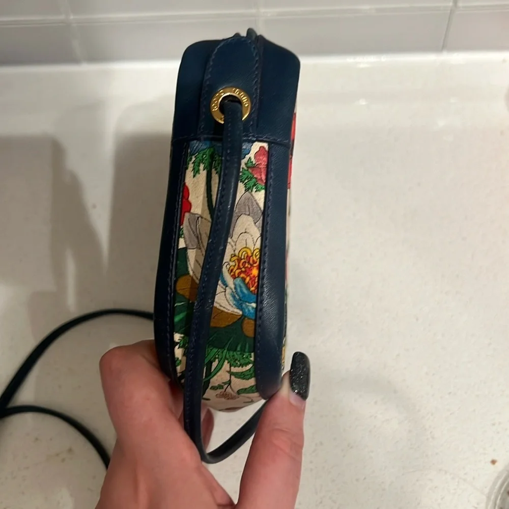 Gucci Vintage Small Flower Pattern Canvas Shoulder bag japan exclusive - Picture 5 of 10